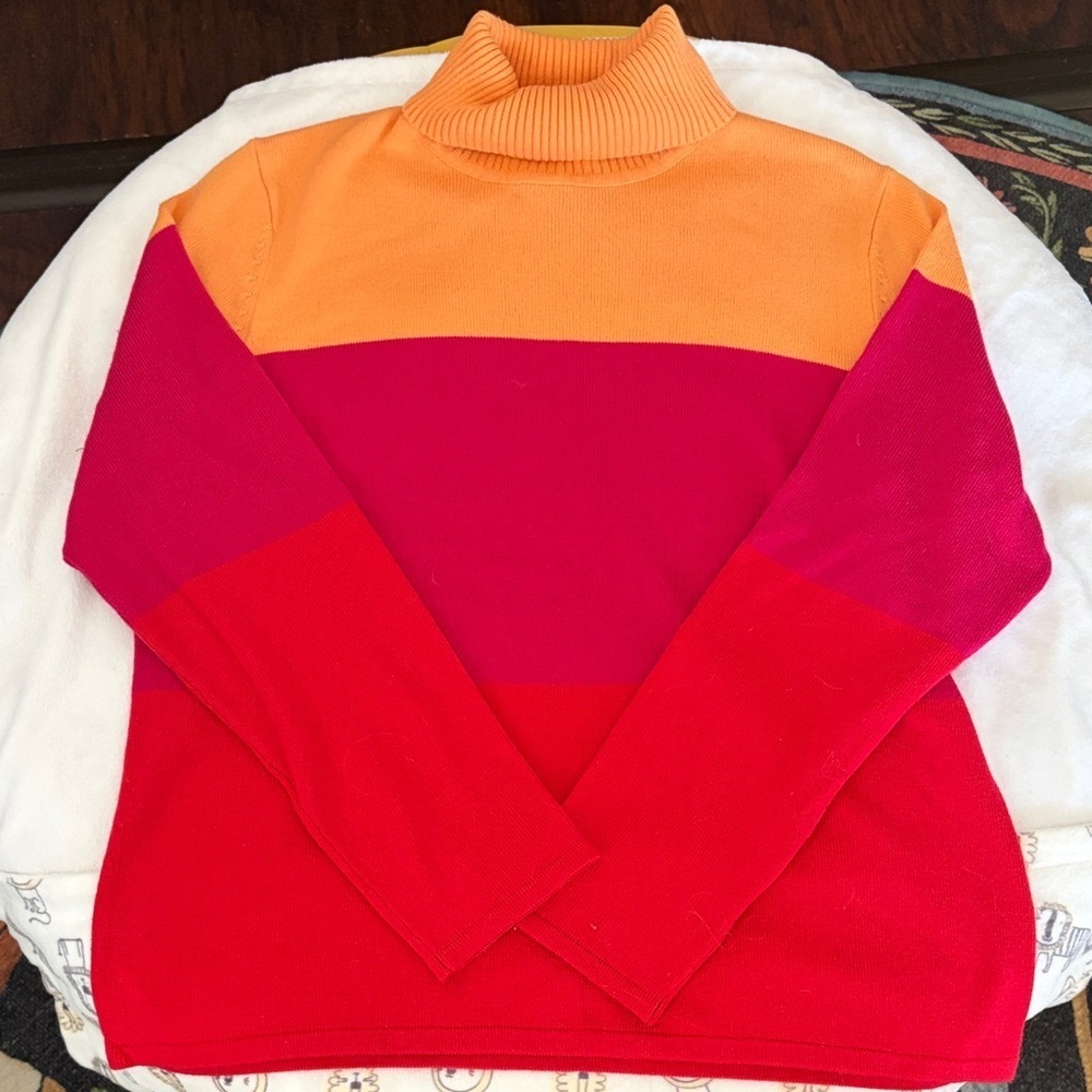 Norton McNaughton Vibrant Turtleneck Sweater